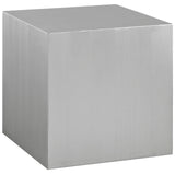 Cast Stainless Steel Side Table by Lefancy