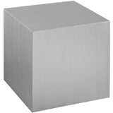 Cast Stainless Steel Side Table by Lefancy