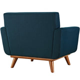 Engage 2 Piece Armchair and Ottoman by Lefancy
