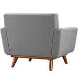 Engage 2 Piece Armchair and Ottoman by Lefancy