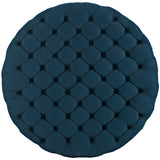 Amour Upholstered Fabric Ottoman by Lefancy