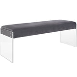 Roam Performance Velvet Bench by Lefancy