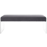 Roam Performance Velvet Bench by Lefancy