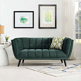 Bestow Performance Velvet Loveseat by Lefancy