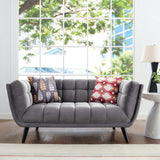 Bestow Performance Velvet Loveseat by Lefancy