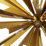 Pervade Brass Pendant Light Chandelier by Lefancy