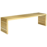 Gridiron Large Stainless Steel Bench by Lefancy