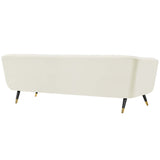 Adept Performance Velvet Sofa by Lefancy