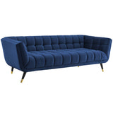 Adept Performance Velvet Sofa by Lefancy