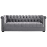 Heritage Performance Velvet Sofa by Lefancy