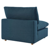 Commix Down Filled Overstuffed Armless Chair by Lefancy