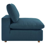 Commix Down Filled Overstuffed Armless Chair by Lefancy