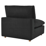 Commix Down Filled Overstuffed Armless Chair by Lefancy