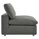 Commix Down Filled Overstuffed Armless Chair by Lefancy