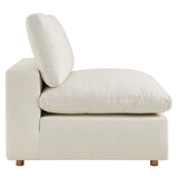Commix Down Filled Overstuffed Armless Chair by Lefancy