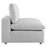 Commix Down Filled Overstuffed Armless Chair by Lefancy