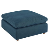 Commix Down Filled Overstuffed Ottoman by Lefancy