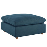 Commix Down Filled Overstuffed Ottoman by Lefancy
