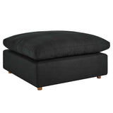 Commix Down Filled Overstuffed Ottoman by Lefancy