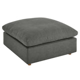 Commix Down Filled Overstuffed Ottoman by Lefancy