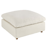 Commix Down Filled Overstuffed Ottoman by Lefancy