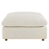 Commix Down Filled Overstuffed Ottoman by Lefancy