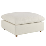 Commix Down Filled Overstuffed Ottoman by Lefancy
