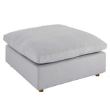 Commix Down Filled Overstuffed Ottoman by Lefancy