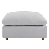 Commix Down Filled Overstuffed Ottoman by Lefancy