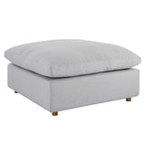 Commix Down Filled Overstuffed Ottoman by Lefancy