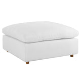 Commix Down Filled Overstuffed Ottoman by Lefancy