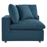 Commix Down Filled Overstuffed Corner Chair by Lefancy