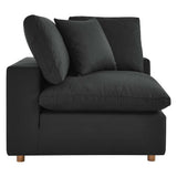 Commix Down Filled Overstuffed Corner Chair by Lefancy