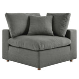 Commix Down Filled Overstuffed Corner Chair by Lefancy