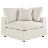 Commix Down Filled Overstuffed Corner Chair by Lefancy