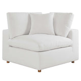 Commix Down Filled Overstuffed Corner Chair by Lefancy