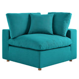 Commix 2 Piece Down Filled Overstuffed Sectional Sofa Set by Lefancy