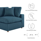 Commix 3 Piece Down Filled Overstuffed Sectional Sofa Set by Lefancy