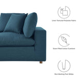 Commix 3 Piece Down Filled Overstuffed Sectional Sofa Set by Lefancy