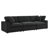 Commix 3 Piece Down Filled Overstuffed Sectional Sofa Set by Lefancy