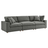 Commix 3 Piece Down Filled Overstuffed Sectional Sofa Set by Lefancy