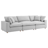 Commix 3 Piece Down Filled Overstuffed Sectional Sofa Set by Lefancy
