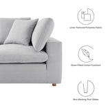 Commix 3 Piece Down Filled Overstuffed Sectional Sofa Set by Lefancy