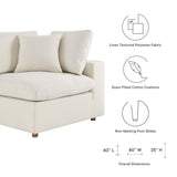 Commix 4 Piece Down Filled Overstuffed Sectional Sofa Set by Lefancy