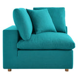 Commix 4 Piece Down Filled Overstuffed Sectional Sofa Set by Lefancy