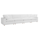 Commix 4 Piece Down Filled Overstuffed Sectional Sofa Set by Lefancy