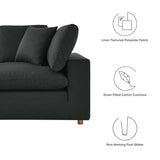 Commix 5-Piece Down Filled Overstuffed Armless Sectional Sofa by Lefancy