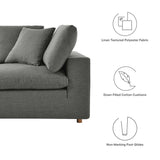 Commix 5-Piece Down Filled Overstuffed Armless Sectional Sofa by Lefancy