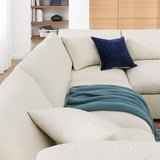 Commix 6 Piece Down Filled Overstuffed Sectional Sofa Set by Lefancy