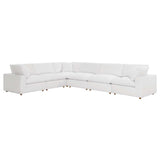 Commix 6 Piece Down Filled Overstuffed Sectional Sofa Set by Lefancy